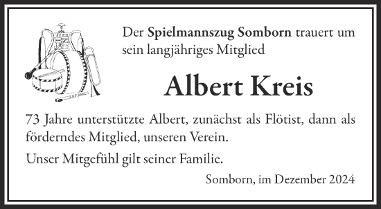 Traueranzeige von Albert Kreis von Mittelhessen-Bote